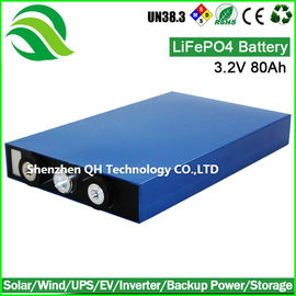 China Manufacturer Family Use Portable Power HEV/EV/RV Prismatic Lithium ion 3.2V 80Ah LiFePO4 Batteries Cell