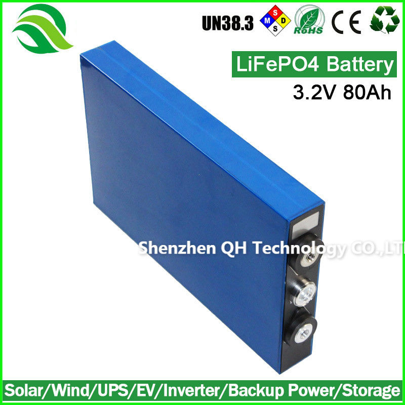 Chinese Producer Lithium Ion Battery For Solar Energy System 3.2V 80Ah LiFePO4 Batteries Cell